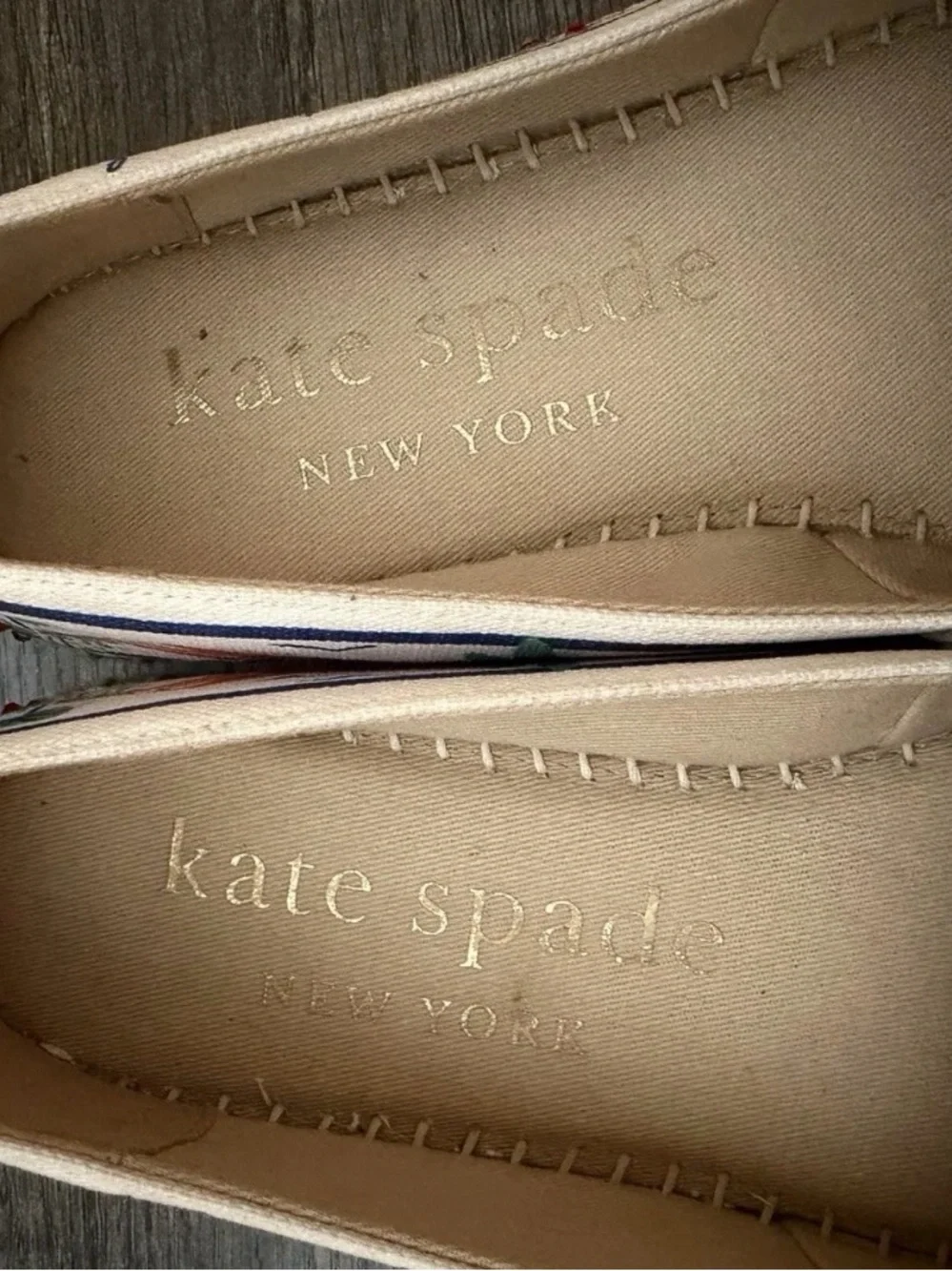 kate spade Multicolor Floral & Seaside Canvas Espadrilles